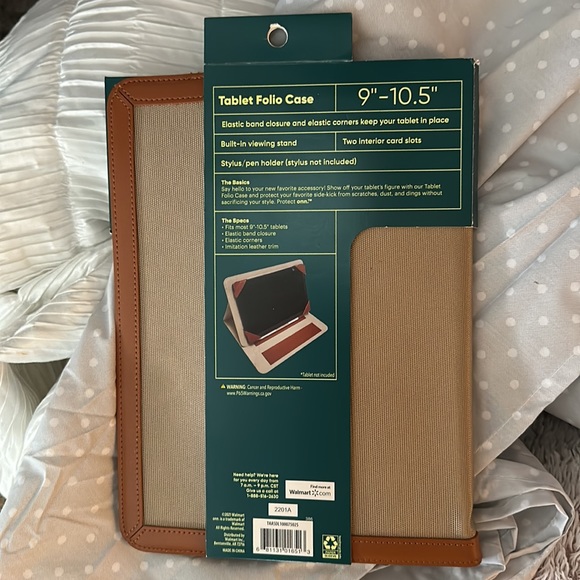 ONN Tablet Folio Case - Picture 4 of 4